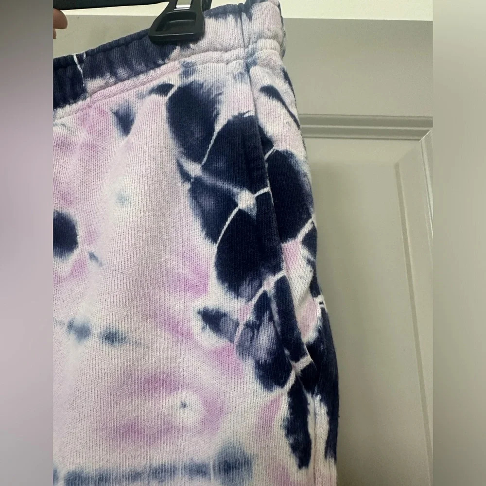 MONROW Bamboo Burst Tie Dye Girlfriend Sweatpants - Picture 4 of 6